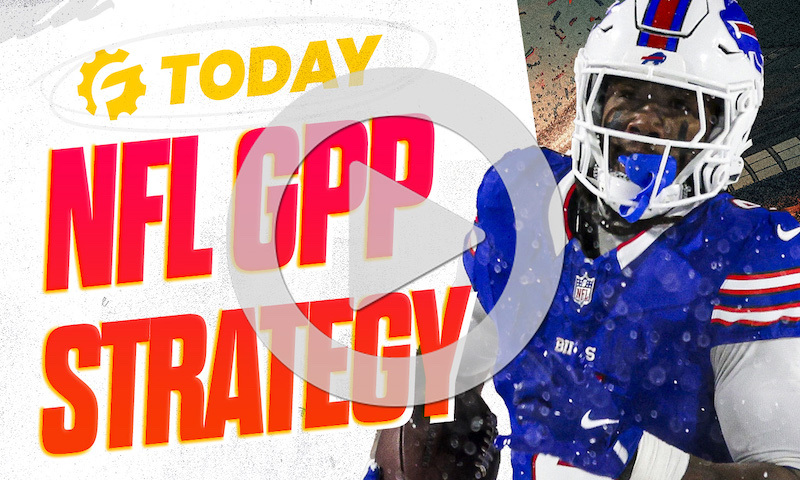 RotoGrinders Today - Friday, January 24th: NFL GPP Strategy with Bobby Gomes