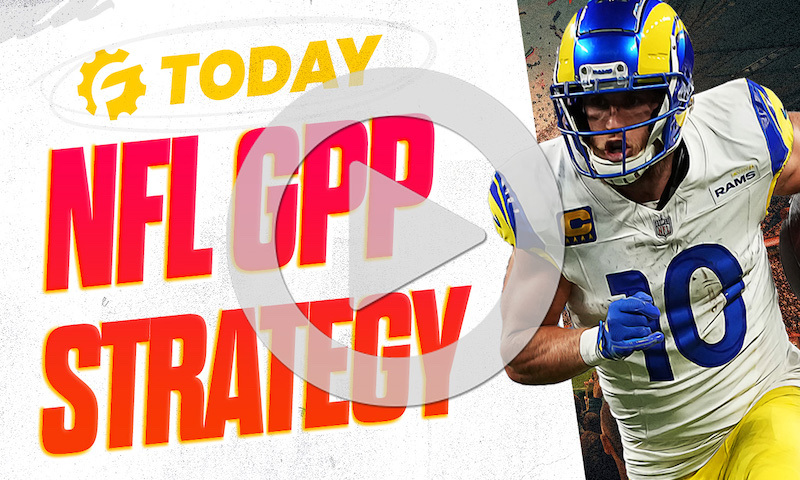 RotoGrinders Today - Friday, January 3rd: NFL GPP Strategy with TJ Zwarych