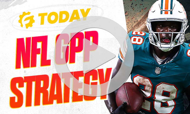 RotoGrinders Today - Friday, October 18th: NFL GPP Strategy with Derek Carty