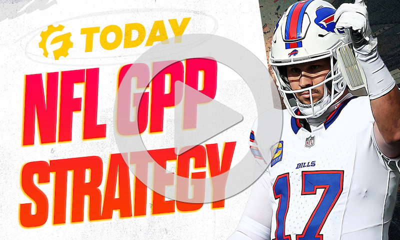 RotoGrinders Today - Friday, November 1st: NFL GPP Strategy with Bobby Gomes