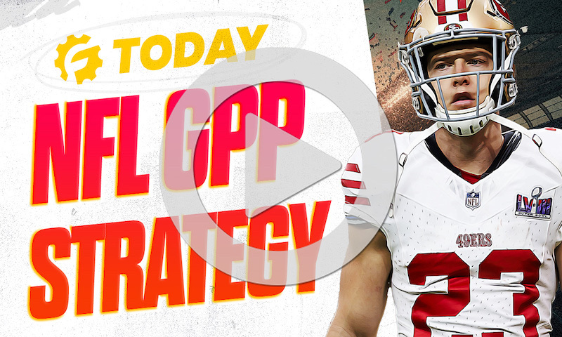 RotoGrinders Today - Friday, November 15th: NFL GPP Strategy with Derek Carty