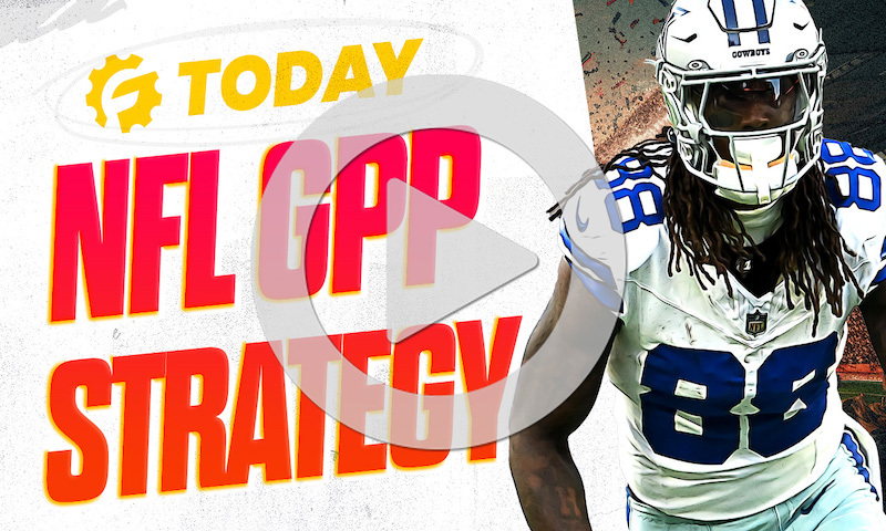 RotoGrinders Today - Friday, December 27th: NFL GPP Strategy with Bobby Gomes