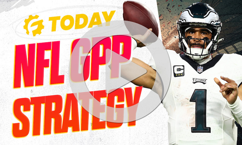 RotoGrinders Today - Friday, February 7th: NFL GPP Strategy with Bobby Gomes