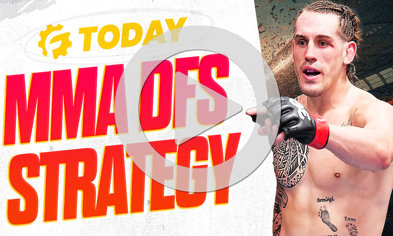 RotoGrinders Today - Friday, April 5th: MMA DFS & Props w/ SquirrelPatrol