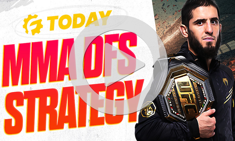 RotoGrinders Today - Friday, May 31st: MMA DFS & Props with TJ Zwarych