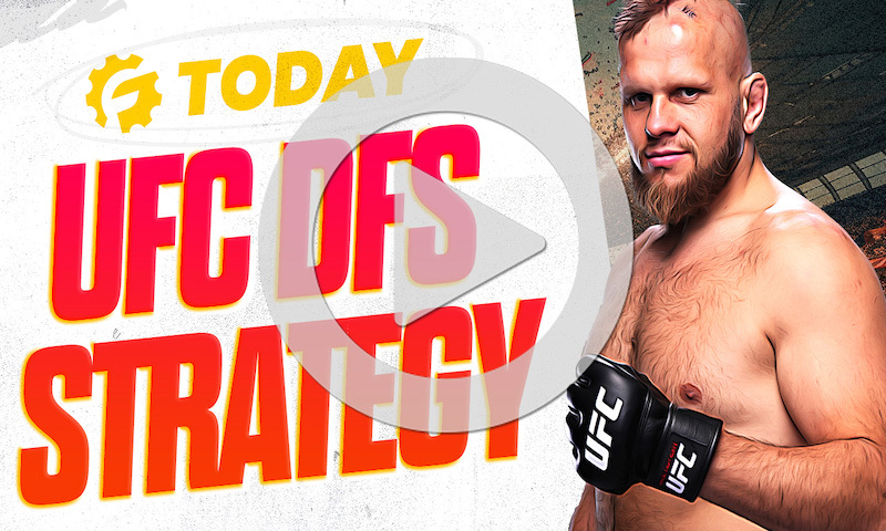 RotoGrinders Today - Friday, August 9th: UFC DFS & Props with TJ Zwarych