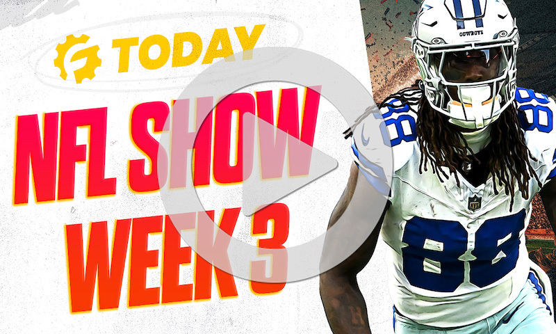 RotoGrinders Today - NFL Week 3 with Bobby Gomes