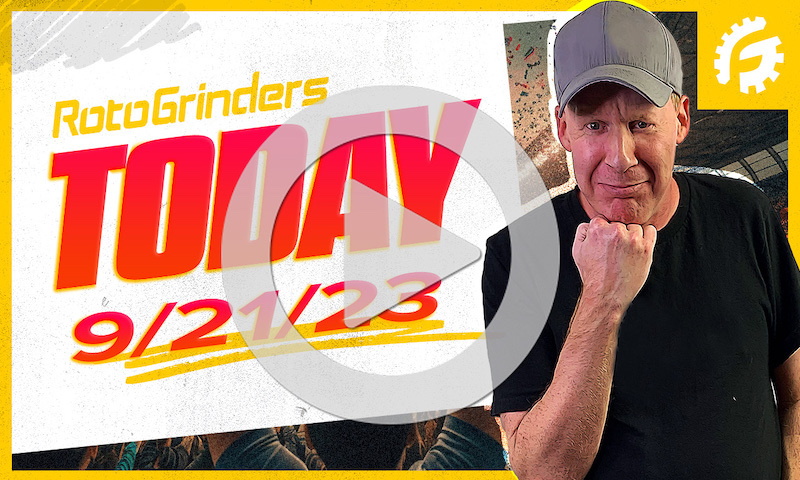 RotoGrinders Today - 9/21/23: TNF Showdown Preview w/ TJ Zwarych