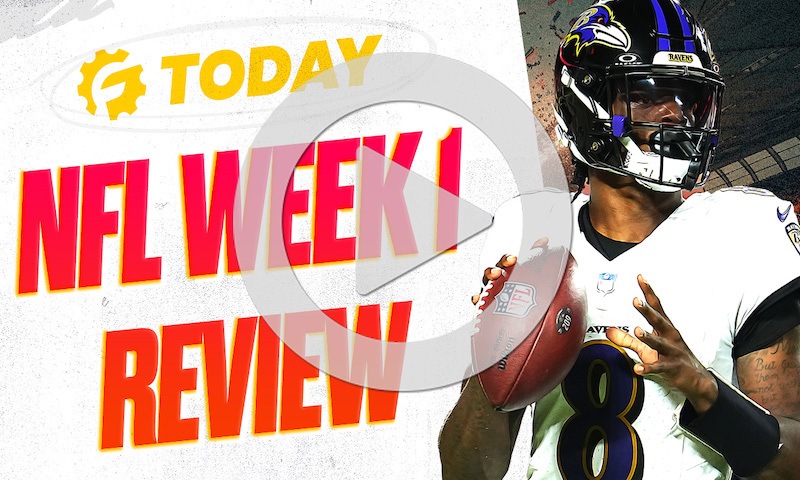 RotoGrinders Today - Monday, September 9th: NFL Week 1 Review with James McCool