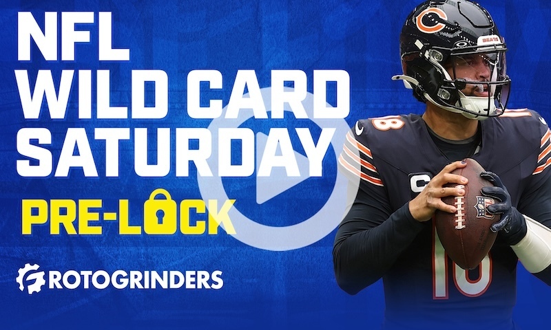 NFL DFS Pre-Lock Show: Wild Card Saturday Slate