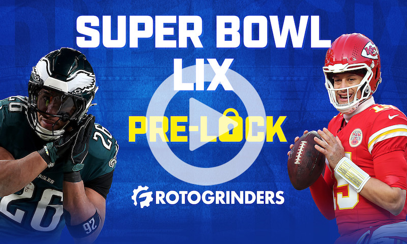 NFL DFS Pre-Lock Show: Super Bowl