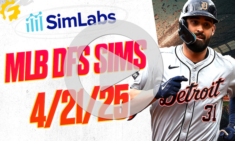 MLB SimLabs Breakdown: Monday, April 21st
