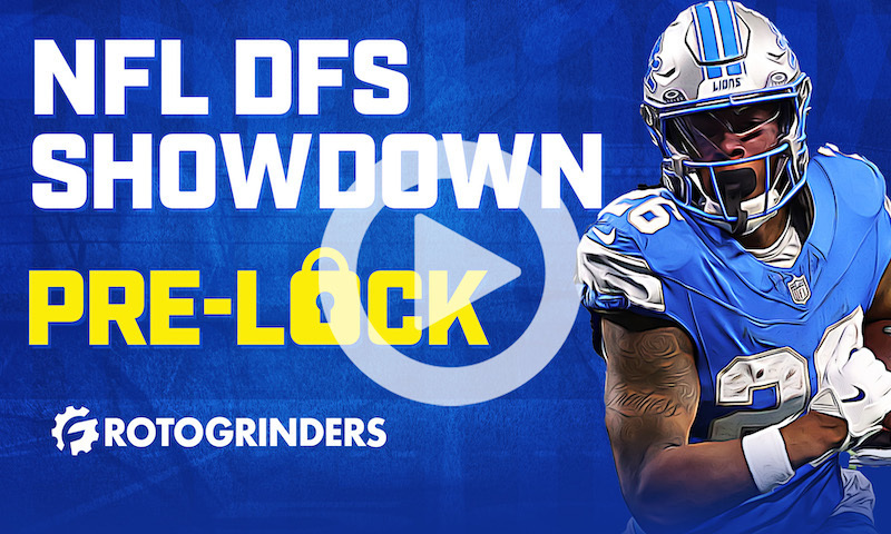 NFL DFS Pre-Lock Show: Sunday Night Football - Lions vs. Chiefs