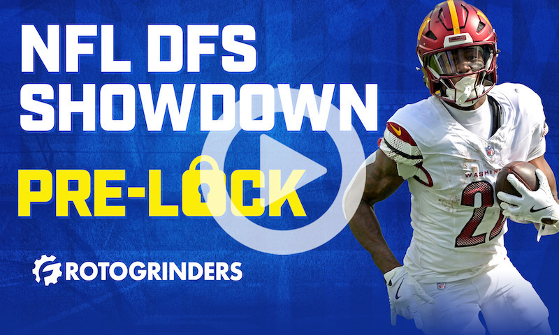 NFL DFS Pre-Lock Show: Sunday Night Football - Seahawks vs. Commanders