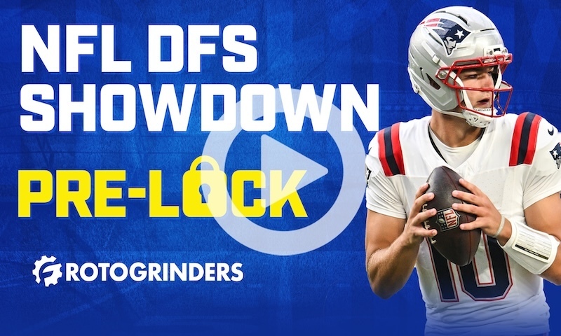 NFL DFS Pre-Lock Show: Sunday Night Football - Patriots vs. Ravens