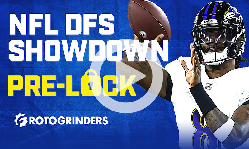 NFL DFS Pre-Lock Show: Sunday Night Football - Ravens vs. Bills