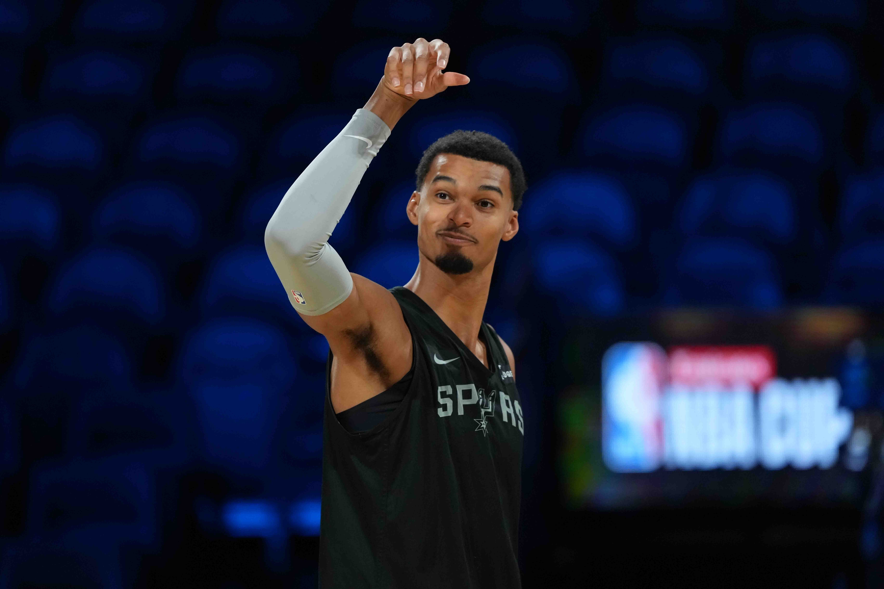 wemby playing in spurs vs knicks game tonight, which you can trade on via kalshi wemby playing in spurs vs knicks game tonight, which you can trade on via kalshi