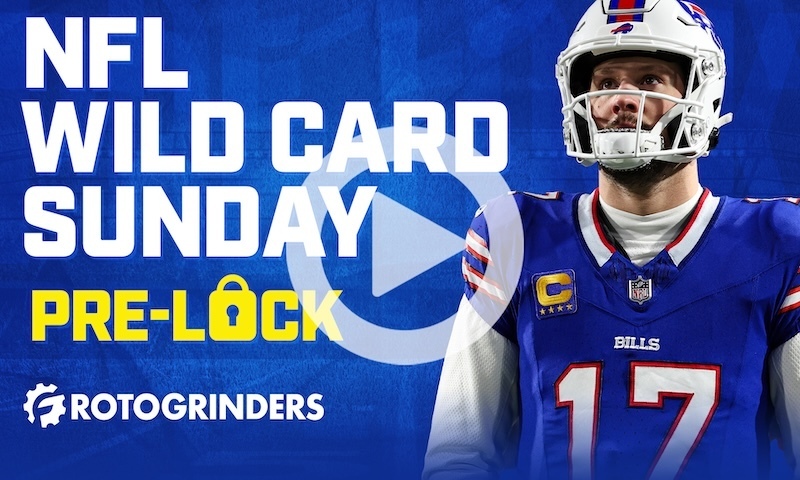 NFL DFS Pre-Lock Show: Wild Card Sunday Slate