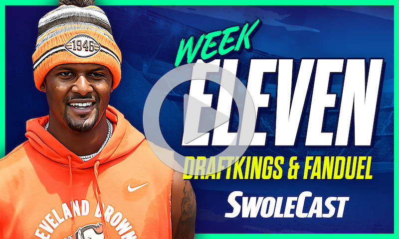 Swolecast - NFL Week 11 - 2023 DFS Fantasy Football
