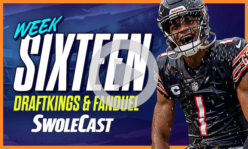 Swolecast - NFL Week 16 - 2023 DFS Fantasy Football