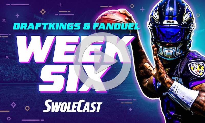 Week 6 NFL DraftKings & FanDuel DFS Lineup Advice - Swolecast