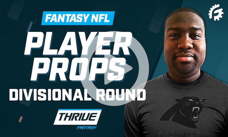NFL Thrive Fantasy Player Props - Divisional Round Sunday