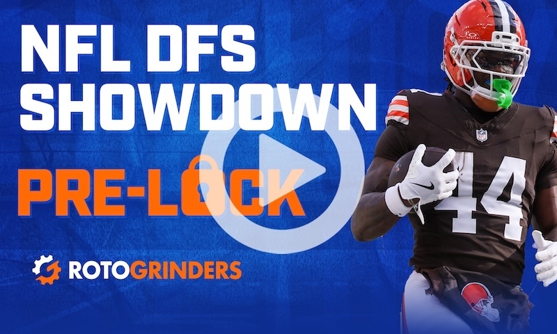 NFL DFS Showdown Pre-Lock Show: Week 4 - Thursday Night Football