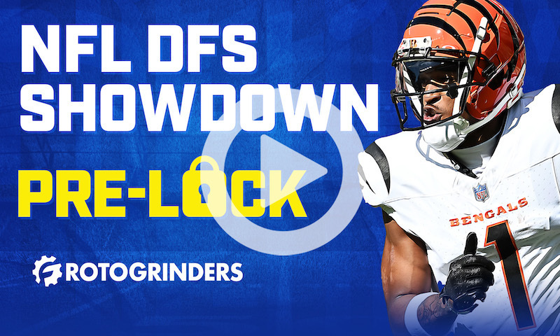 NFL DFS Pre-Lock Show: Thursday Night Football - Steelers vs. Bengals
