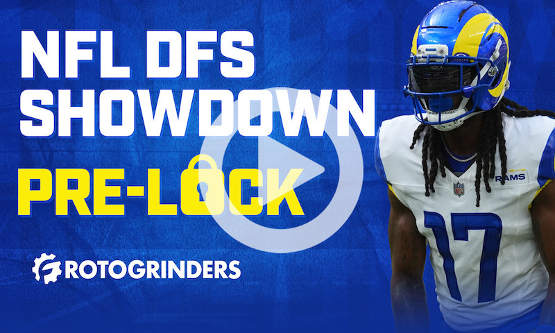 NFL DFS Pre-Lock Show: Thursday Night Football - 49ers vs. Rams