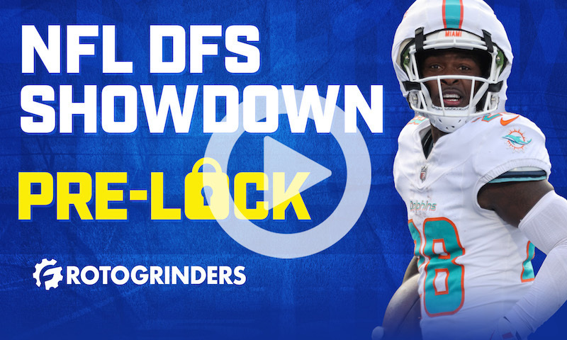 NFL DFS Pre-Lock Show: Thursday Night Football - Ravens vs. Dolphins