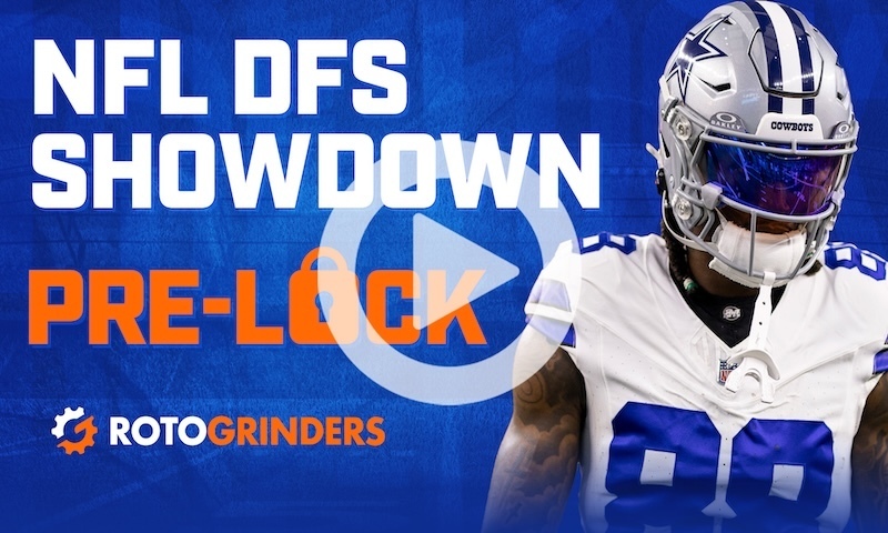 NFL DFS Showdown Pre-Lock Show: Week 5 - Thursday Night Football