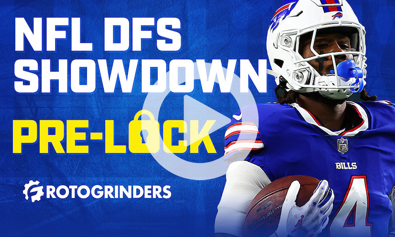 NFL DFS Pre-Lock Show: Thursday Night Football - Bills vs. Texans