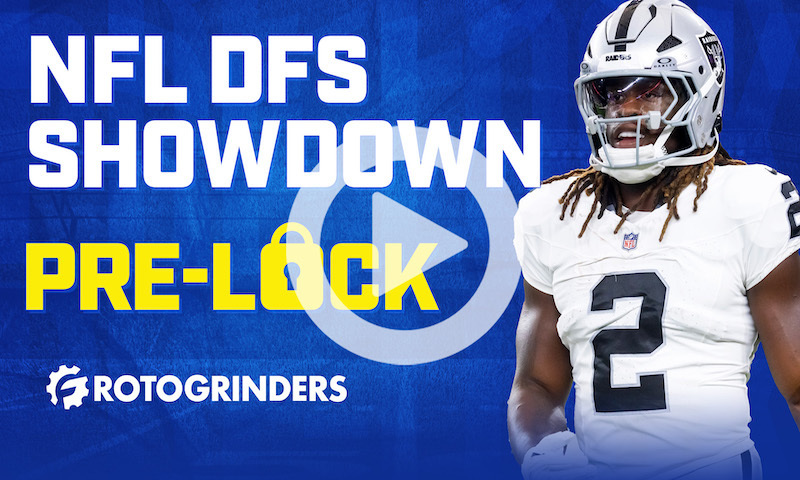 NFL DFS Pre-Lock Show: Thursday Night Football - Raiders vs. Broncos