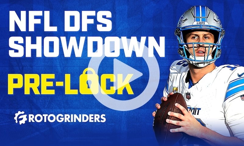 NFL DFS Pre-Lock Show: Thursday Night Football - Cowboys vs. Lions