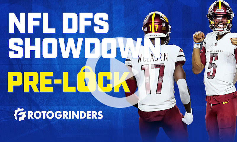 NFL DFS Pre-Lock Show: Thursday Night Football - Commanders vs. Packers