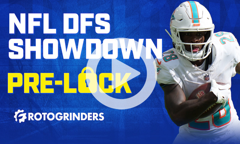 NFL DFS Pre-Lock Show: Thursday Night Football - Dolphins vs. Bills