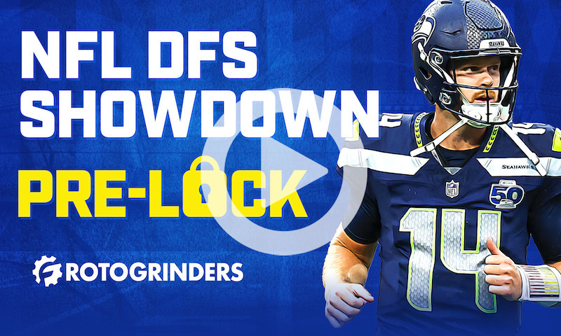 NFL DFS Pre-Lock Show: Thursday Night Football - Seahawks vs. Cardinals