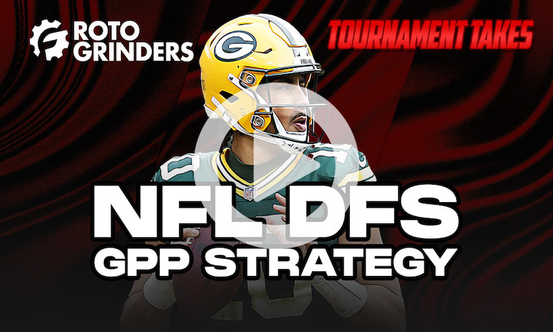 Tournament Takes Show - NFL DFS GPP Strategy for Week 3