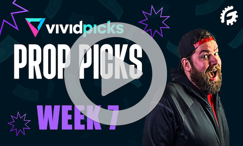 NFL Week 7 Player Props on Vivid Picks
