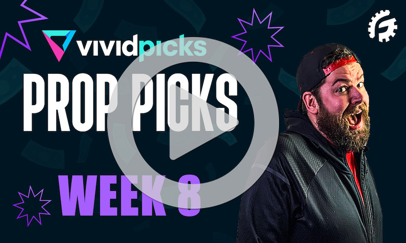 NFL Week 8 Player Props on Vivid Picks