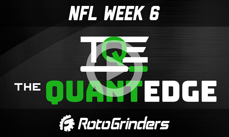 Week 6 NFL with The Quant Edge