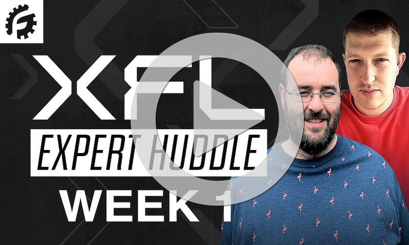 XFL Expert Huddle Week 1