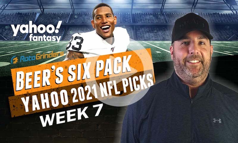 Yahoo NFL DFS Six-Pack: Week 7