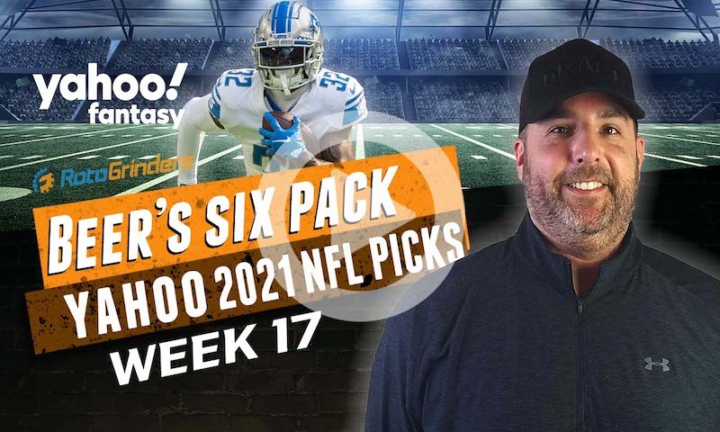 Yahoo NFL DFS Six-Pack: Week 17