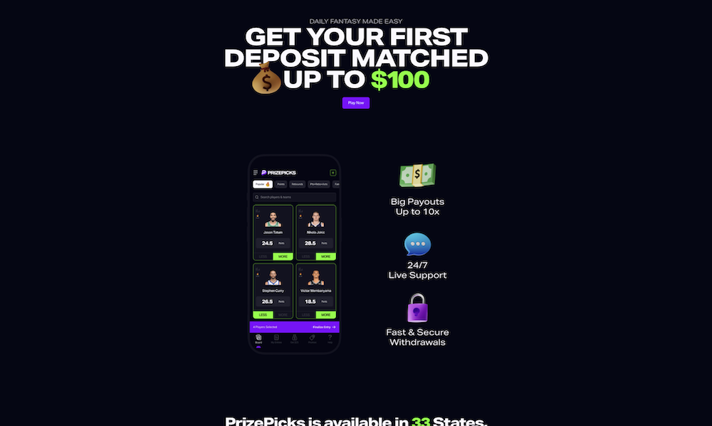 PrizePicks Promo Code: Use GRINDERS to Get a $50 Bonus Instantly