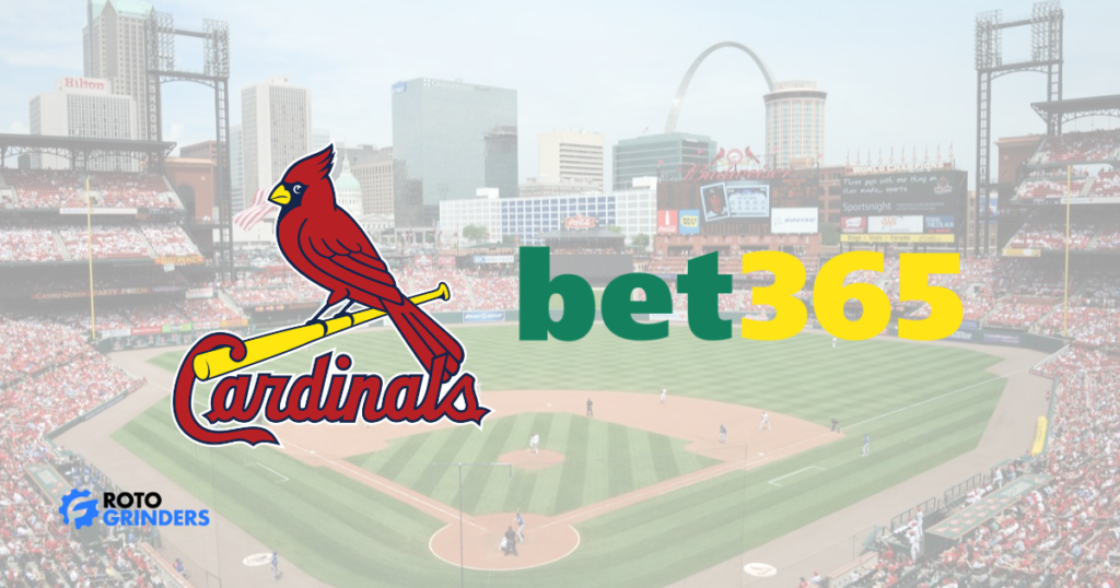 Online sportsbook bet365 and Cardinals (Busch Stadium): official mobile sports betting partner