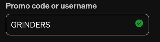 underdog promo code GRINDERS