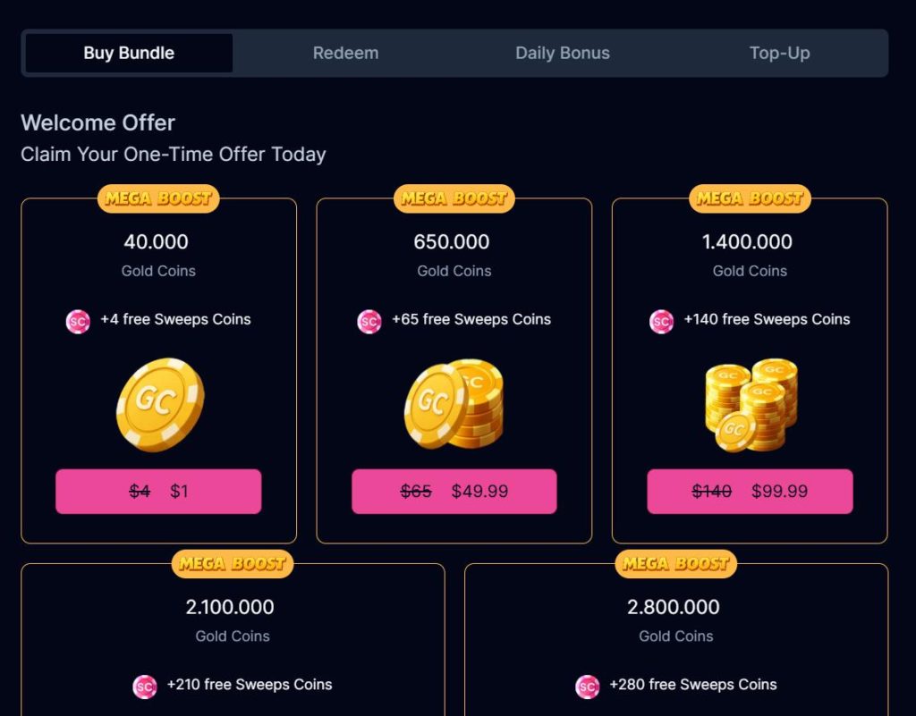 Chanced Casino Coins