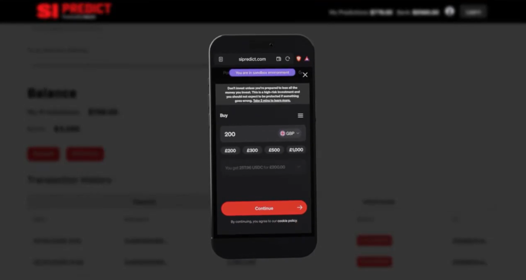 SI Predict Mobile View