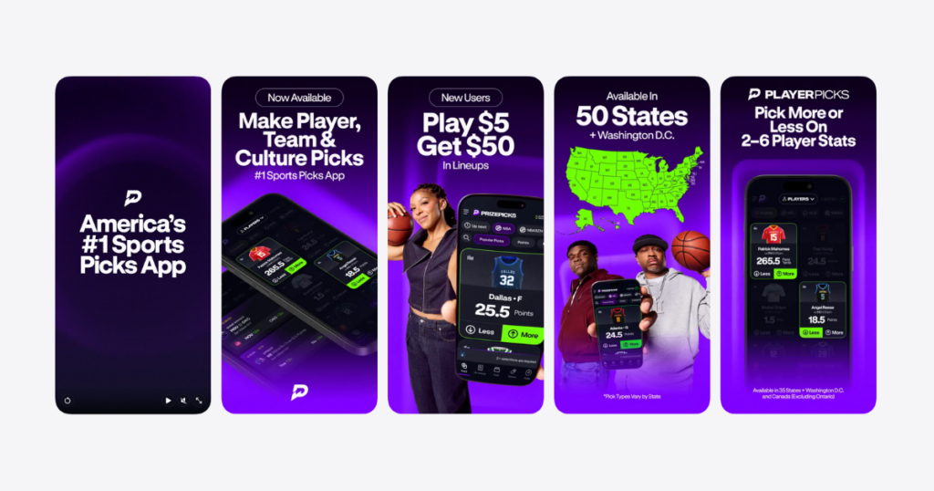 PrizePicks app on the Apple App Store